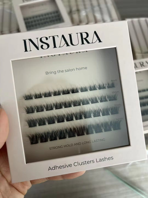 instaura pre glued adhesive cluster lashes